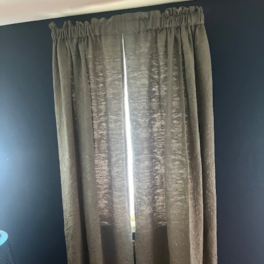 2 Sets (4 panels) of Sage Green Draperies